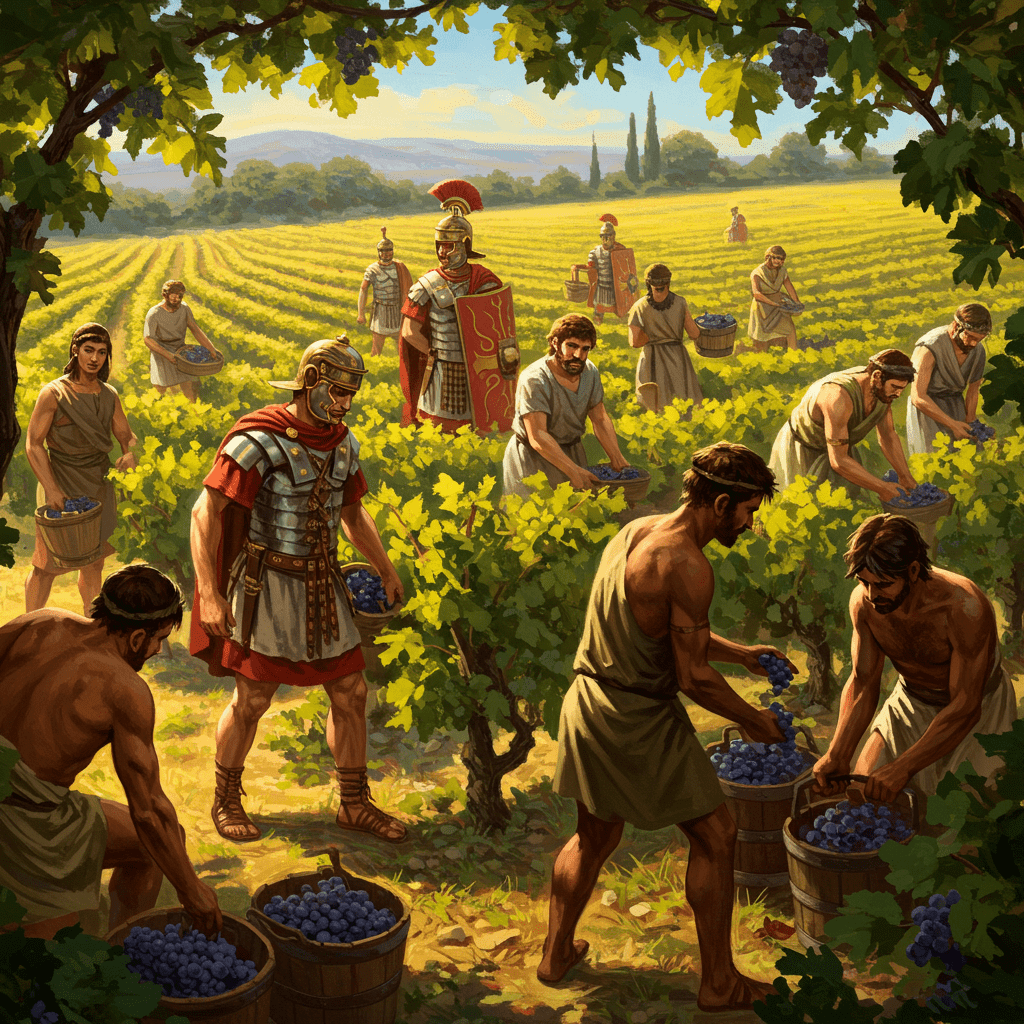 César, le vin et les vignes: conquêtes et cultures
