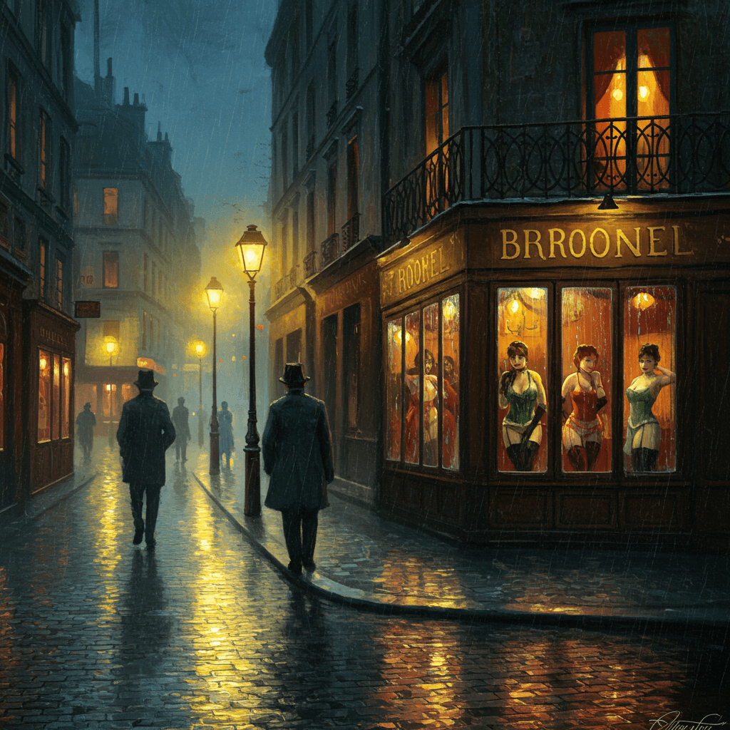 Maisons Closes et Rues Sombres : La Traque des Filles