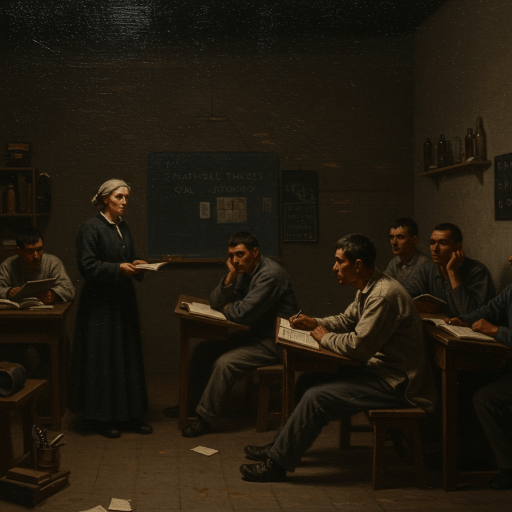 Rédemption par le Savoir :  L’Instruction comme Outil de Réhabilitation