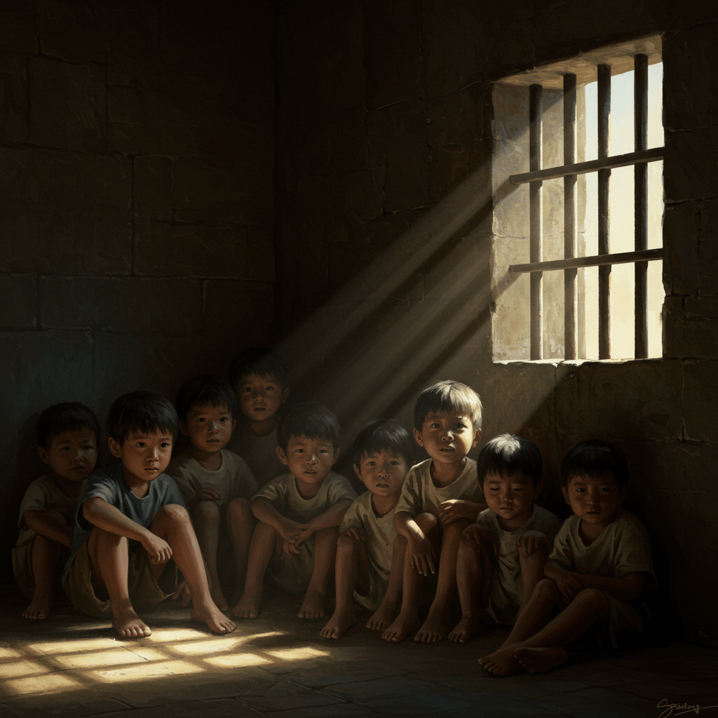 Les larmes derrière les barreaux: Le calvaire des enfants en prison