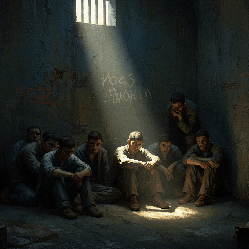 Les oubliés de la société: Portraits de prisonniers et de leur quotidien