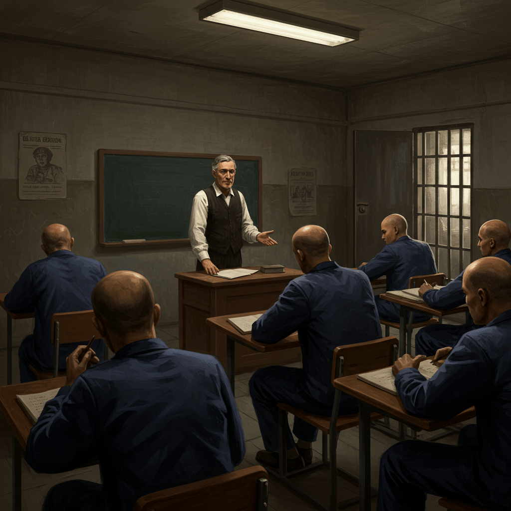 Leçons de Vie Derrière les Remparts : Éducation et Moralité en Prison