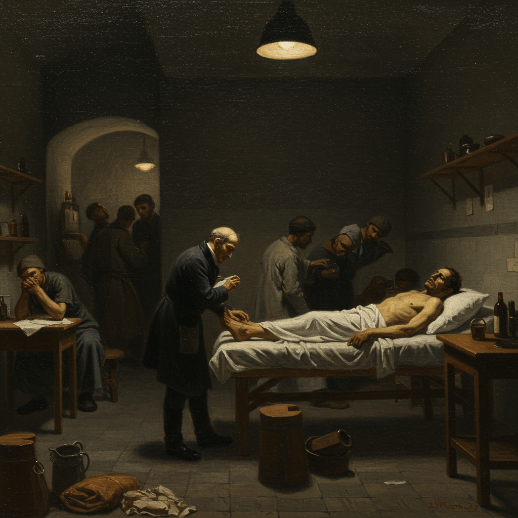 Les oubliés de la cellule : un regard sur les soins médicaux en prison (1840)