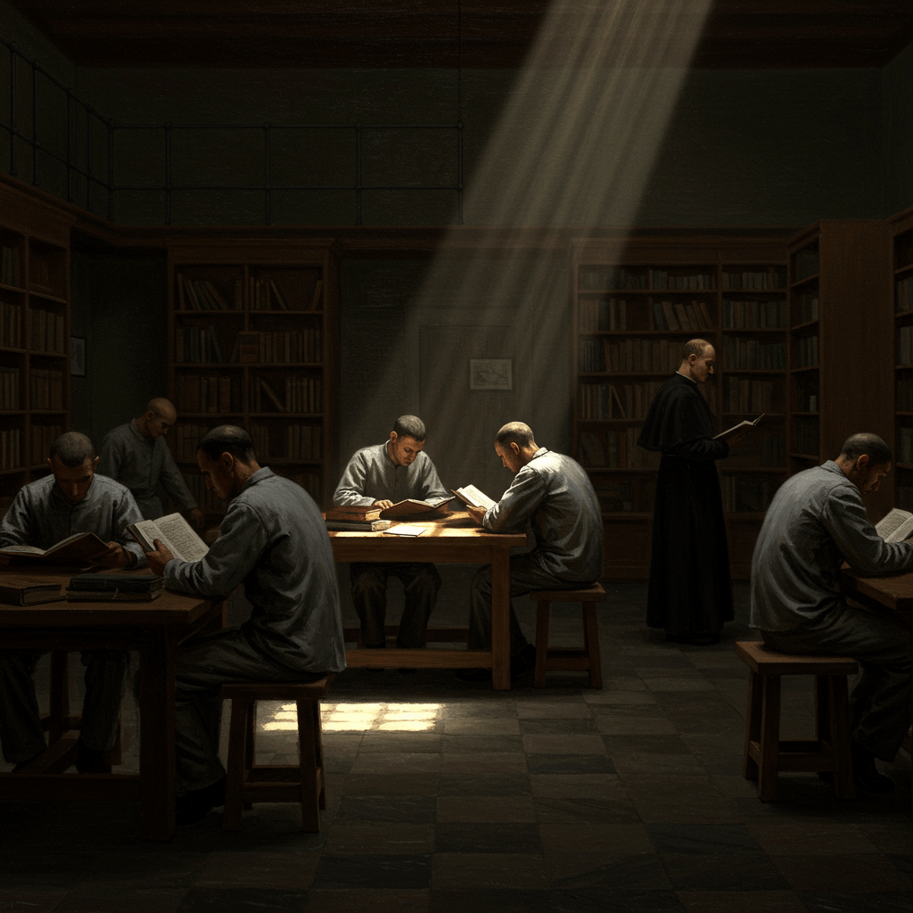 Derrière les Bars, les Livres : Formation et Rédemption en Prison