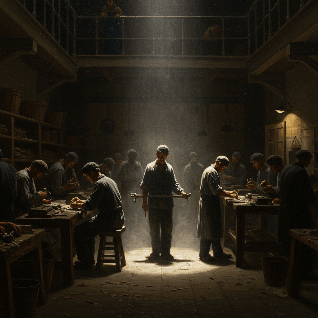 Les forçats de l’ombre: Portraits des travailleurs des prisons du XIXe siècle