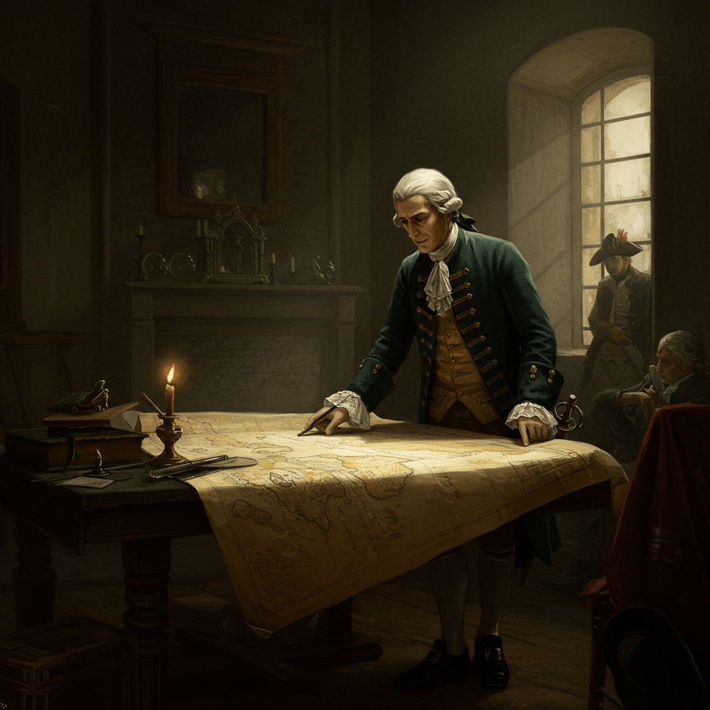 Sartine et le Jeu Perilous de l’Espionnage International