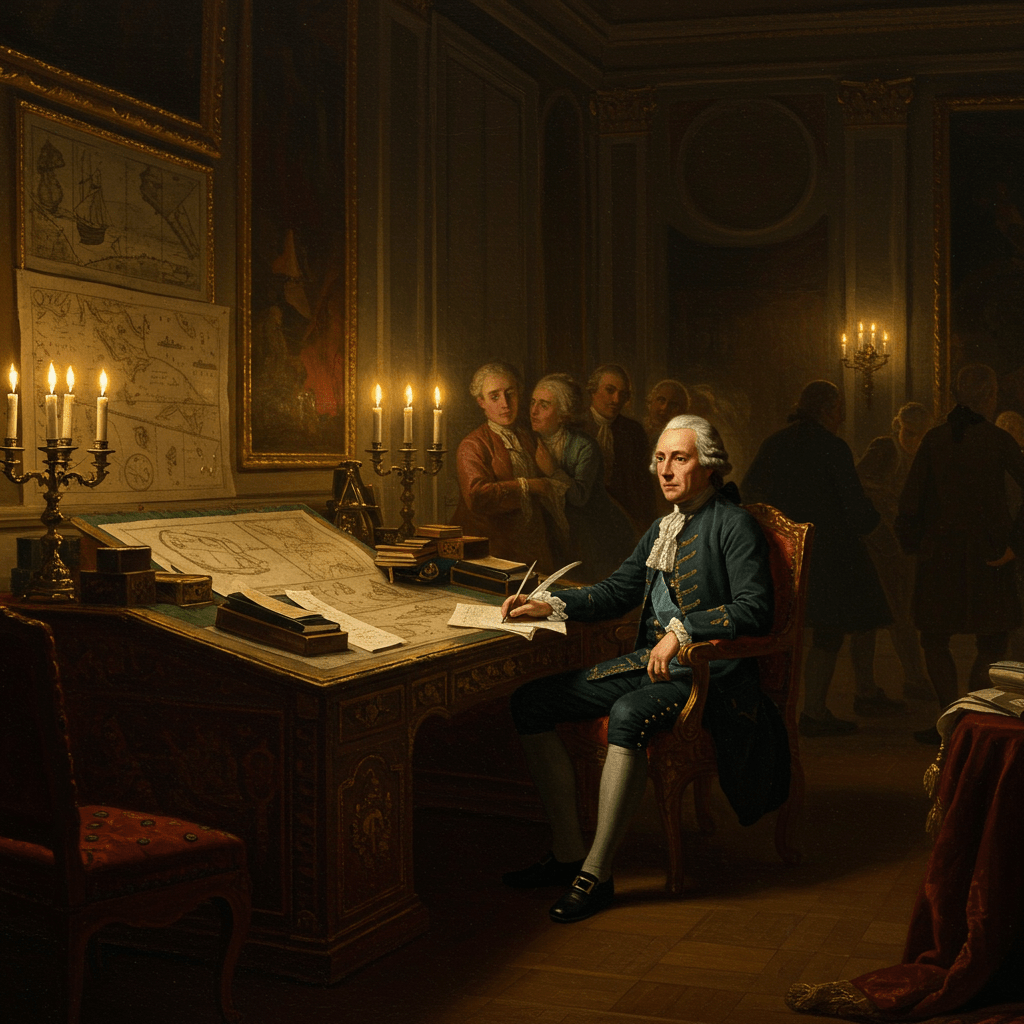 La Cour de Louis XV sous l’Égide de Sartine: Espionnage et Diplomatie