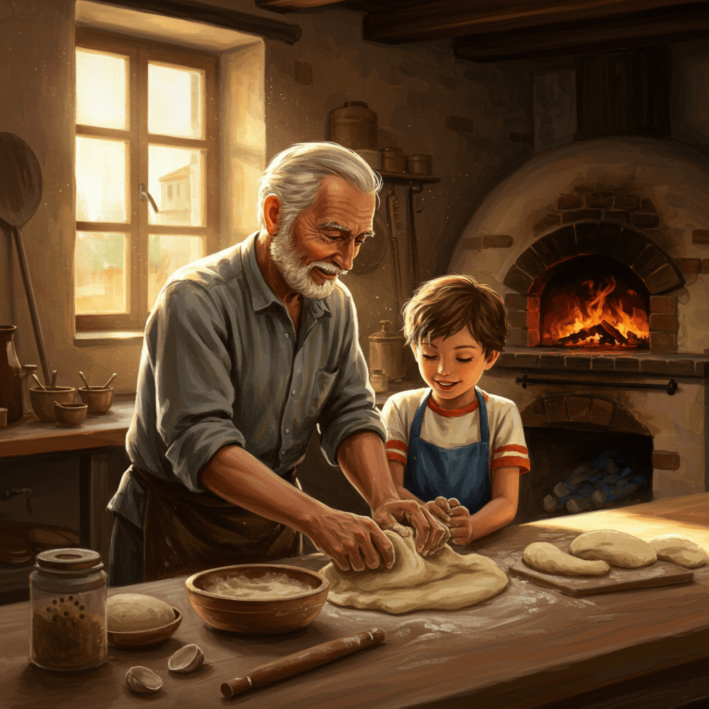 Du Grand-père au Petit-fils:  La Transmission des Recettes Familiales
