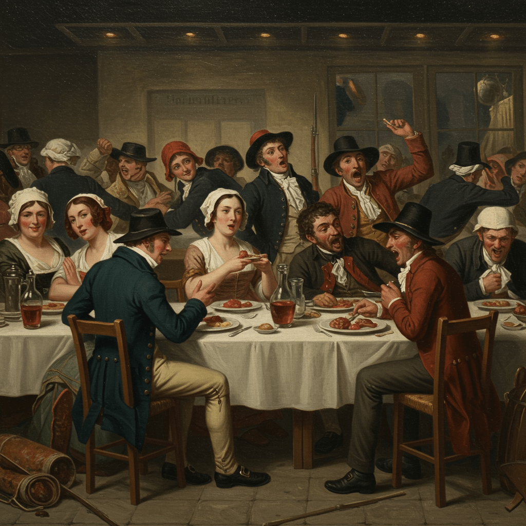 Du Château à la Table Simple : Comment la Révolution a Redéfini le Repas