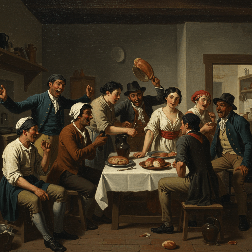 Du Château à la Table Simple : Comment la Révolution a Redéfini le Repas