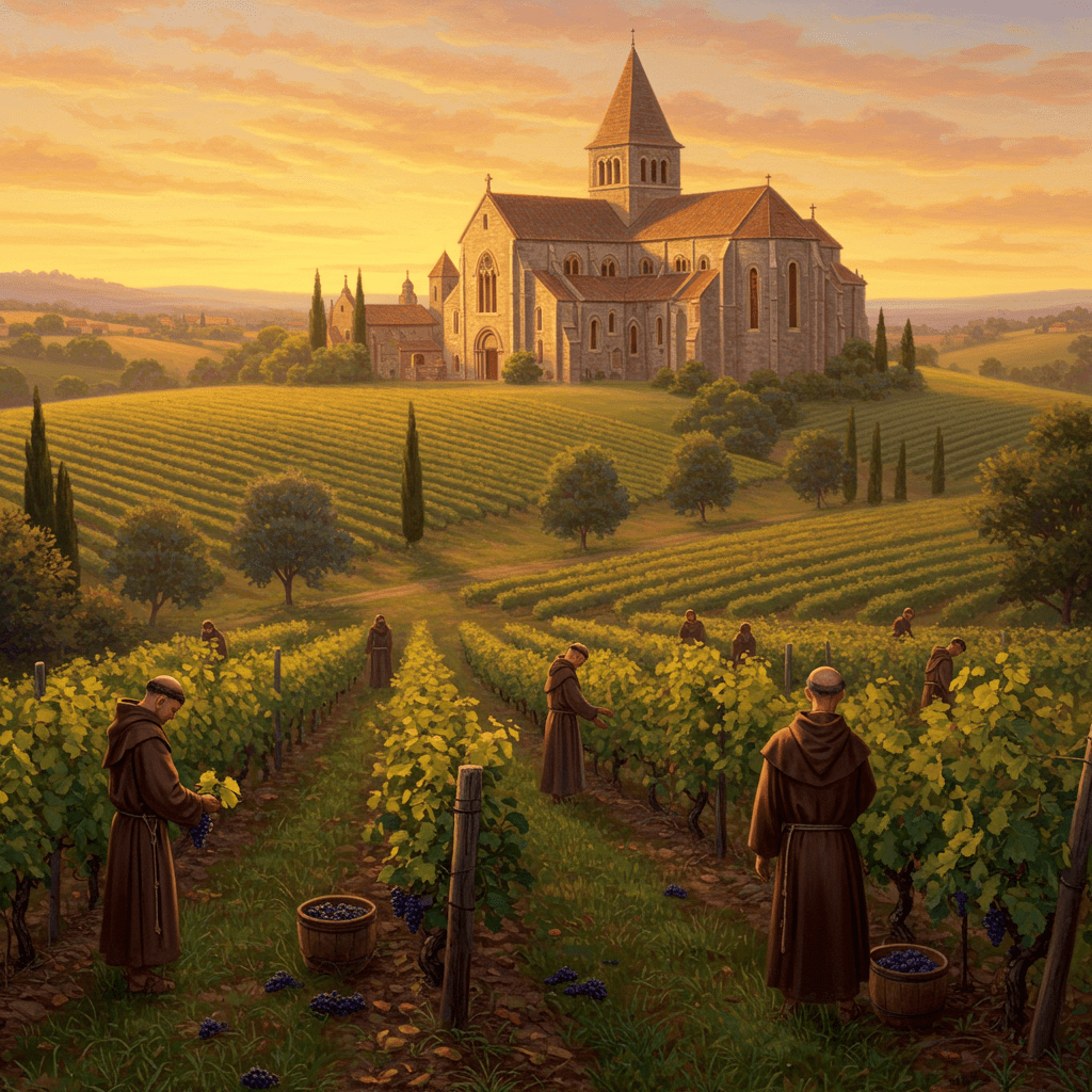 Les Abbayes, berceaux du vin français au Moyen Âge