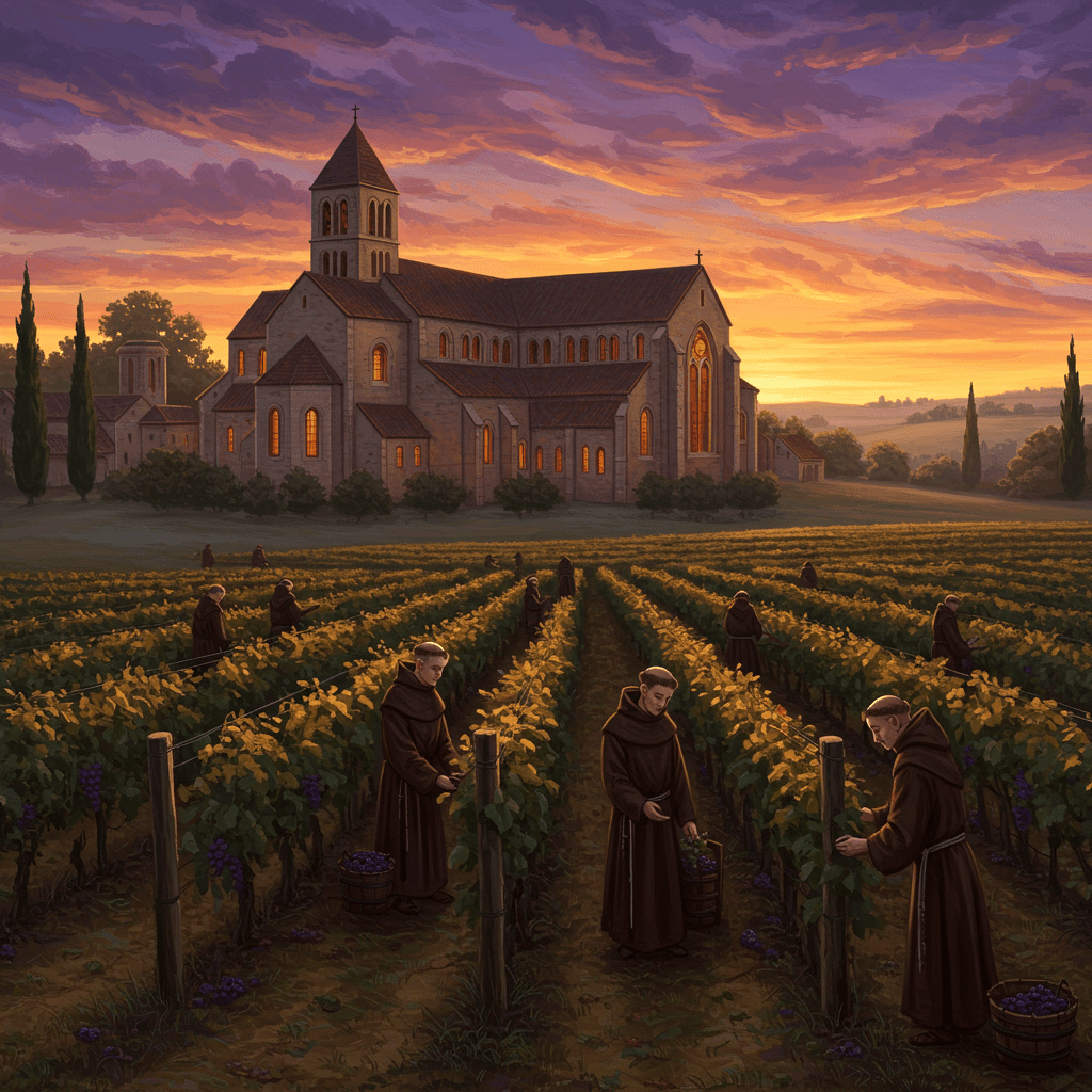 Entre Foi et Saveur: Les Vins d’Abbaye du Moyen Âge