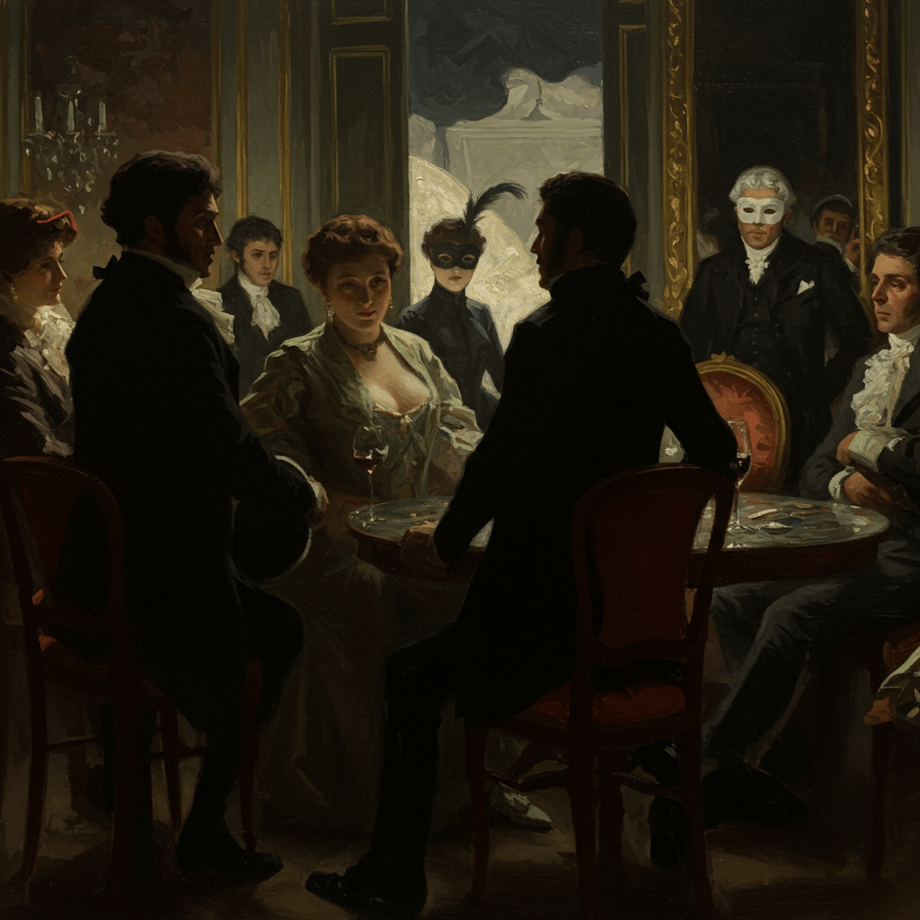 Secrets et Mensonges: La Vertu Masquée dans les Salons Parisiens