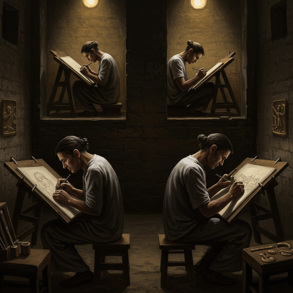 De la Chaîne à la Plume : Portraits d’Autodidactes Prisonniers