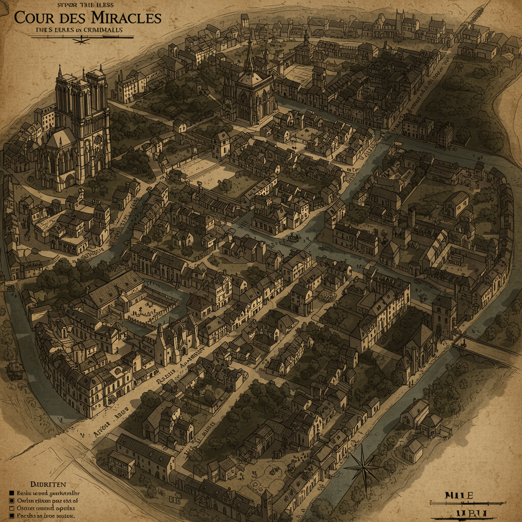 La Cour des Miracles: Son Emprise Territoriale sur le Paris d’Antan.
