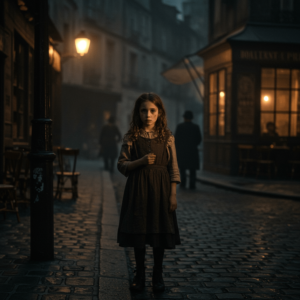 De l’Innocence Volée: Prostitution Infantile dans les Bas-Fonds de Paris.
