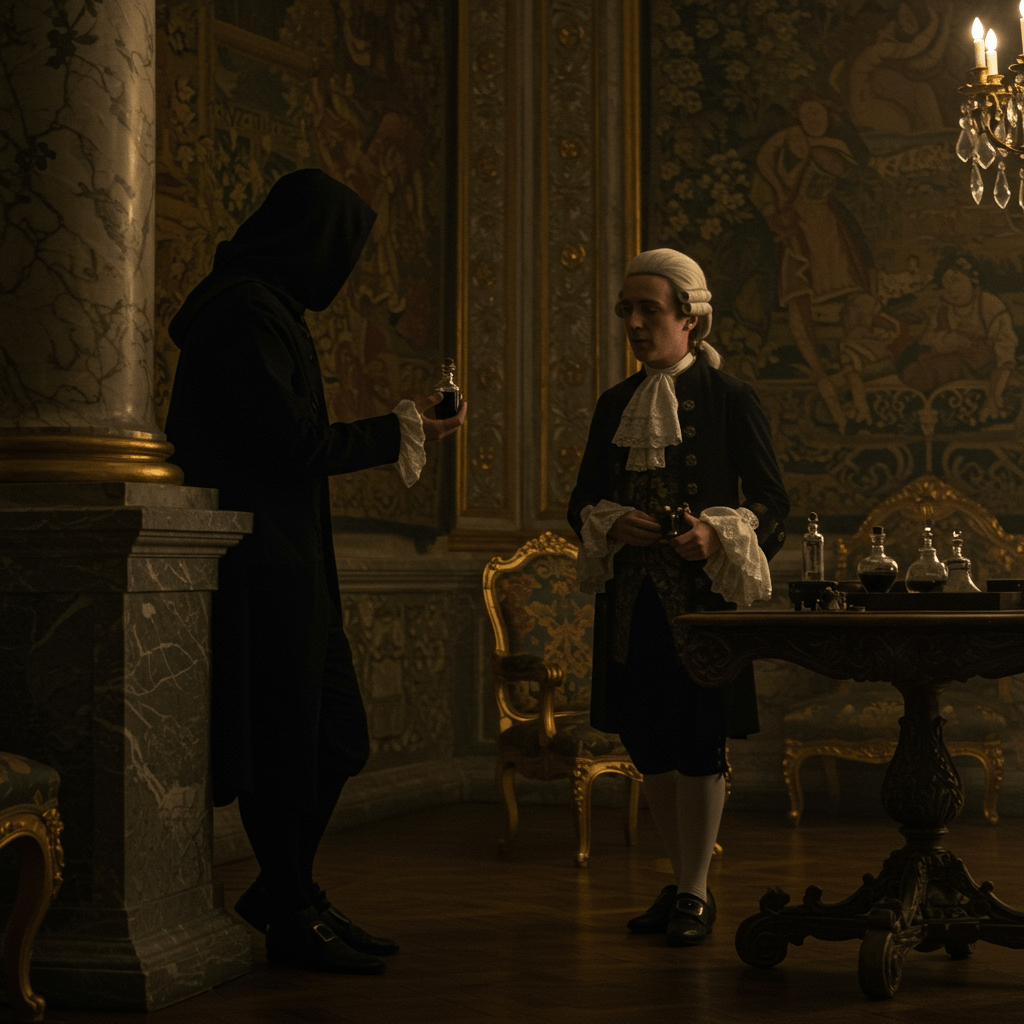 Intrigues et Poisons : Les Premiers Actes d’un Drame Royal à Versailles